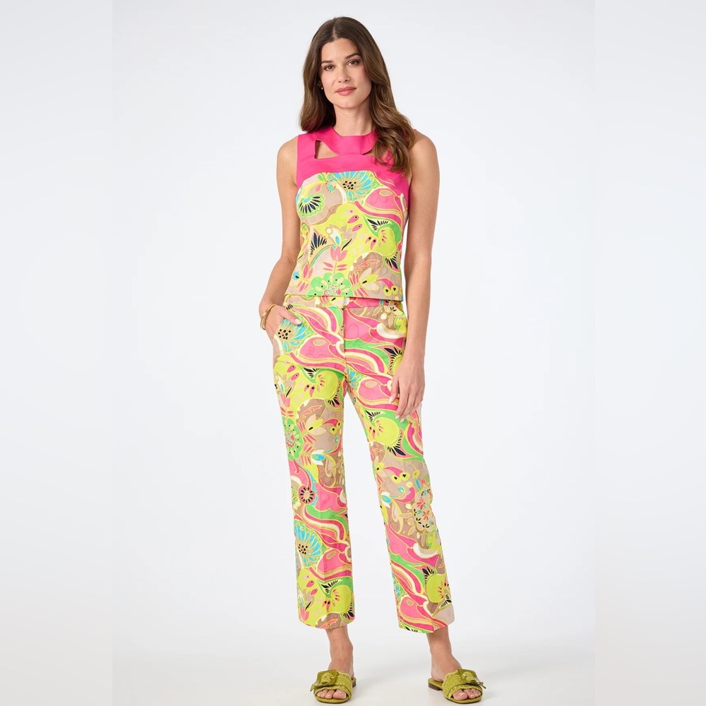 TRINA TURK Lulu Cropped Pant - Venus